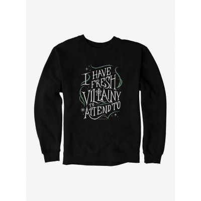 School For Good And Evil Unisex Villainy Black Sweatshirt