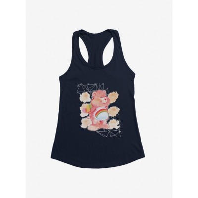 Rosy Cheer Bear Girls Lightweight Tank Top