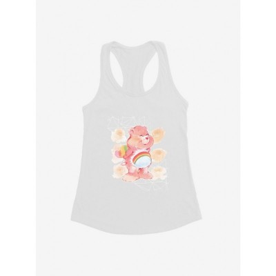 Rosy Cheer Bear Girls Lightweight Tank Top