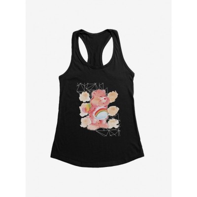 Rosy Cheer Bear Girls Lightweight Tank Top