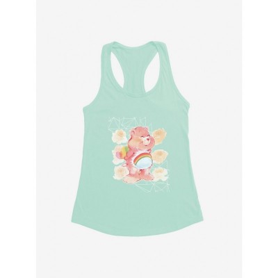 Rosy Cheer Bear Girls Lightweight Tank Top