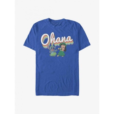 Disney Lilo & Stitch Rainbow Ohana Unisex T-Shirt