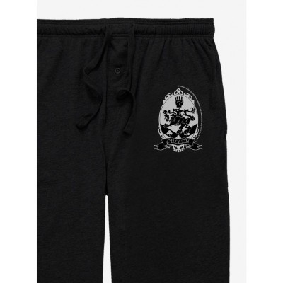 Twilight Cullen Crest Unisex Pajama Pants - Black