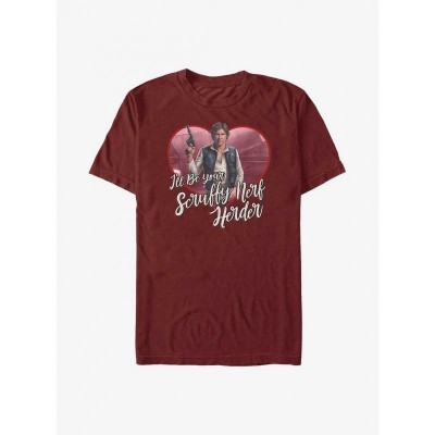 Star Wars Scruffy Nerf Herder T-Shirt for Men - Red Solo Edition
