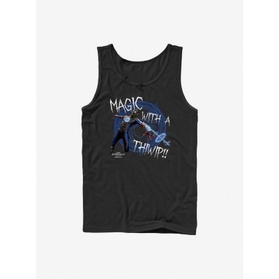 Marvel's Stylish Spider-Man Magic Thiwip Tank Top - Men's Black