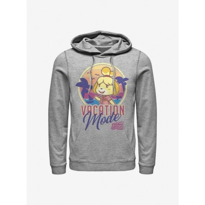 Animal Crossing Hoodie - Grey Vacation Mode for Men