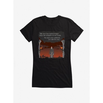 Universal Monsters The Mummy Quote Lightweight Cotton Girls T-Shirt