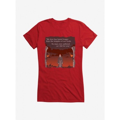Universal Monsters The Mummy Quote Lightweight Cotton Girls T-Shirt