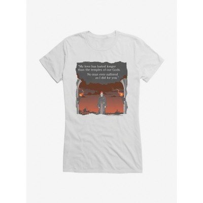 Universal Monsters The Mummy Quote Lightweight Cotton Girls T-Shirt
