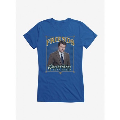 Parks And Rec Sufficient Friends Junior T-Shirt