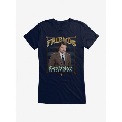 Parks And Rec Sufficient Friends Junior T-Shirt