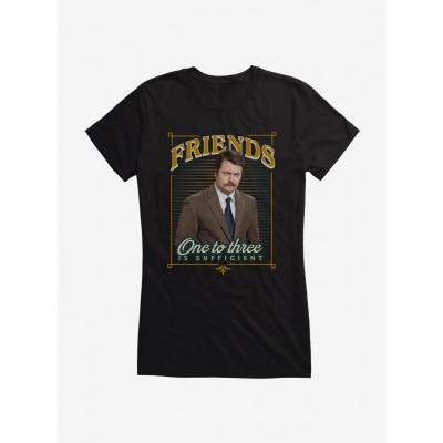 Parks And Rec Sufficient Friends Junior T-Shirt