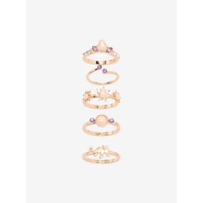 Disney Opalescent Crown & Pascal Ring Set for Girls