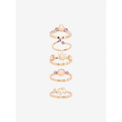 Disney Opalescent Crown & Pascal Ring Set for Girls