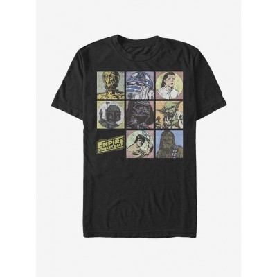 Star Wars Character Box T-Shirt - Men's Black Comfortable Cotton