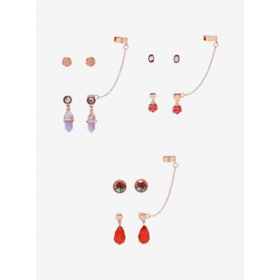Disney Rose Gold Earrings Set for Women