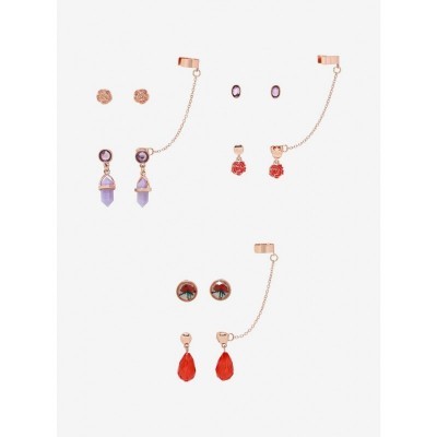 Disney Rose Gold Earrings Set for Women