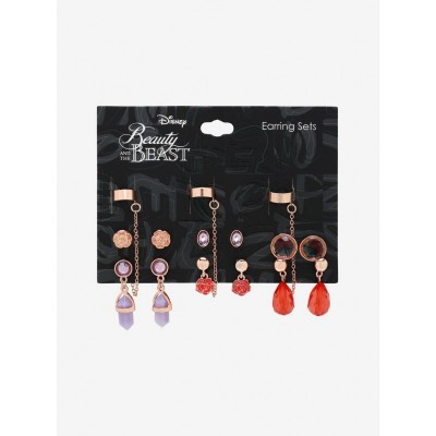 Disney Rose Gold Earrings Set for Women