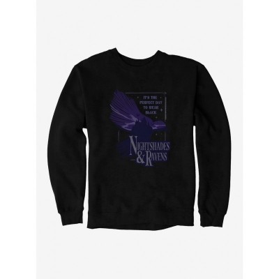 Wednesday Nightshades Unisex Ravens Hoodie - Black