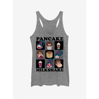 Disney Girls Wreck-It Ralph Grey Milkshake Squared Tank