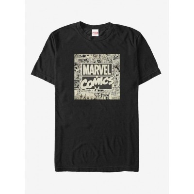 Marvel T-Shirt for Men - Black Logo