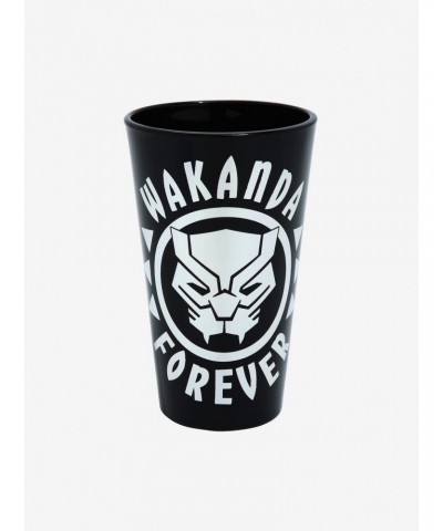 Black Panther: Wakanda Forever Silver Pint Glass $2.94 Glasses
