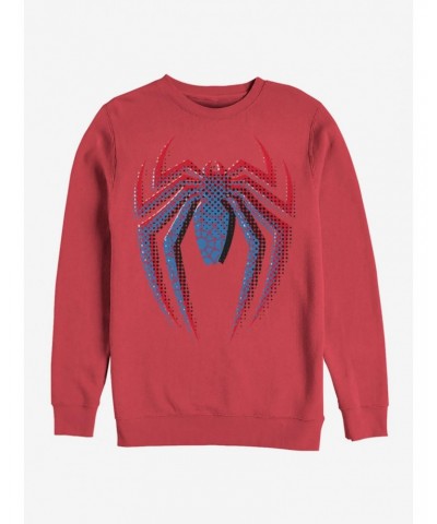Marvel Spider-Man Layered Spider-Man Logo Sweatshirt $10.04 Sweatshirts