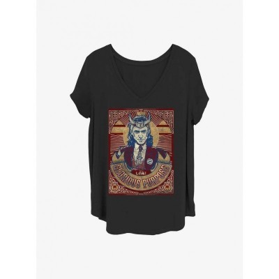 Marvel Girls Glorious Purpose Plus Size T-Shirt - Black