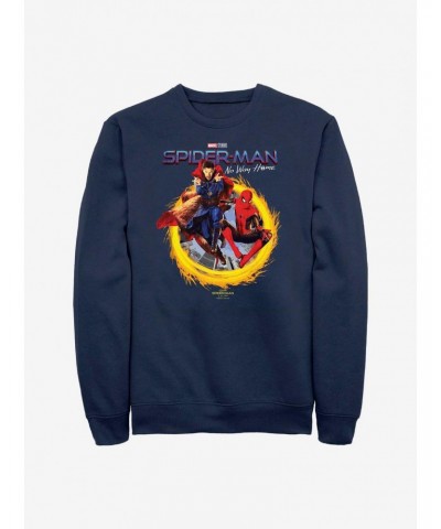 Marvel Spider-Man: No Way Home No Way Home Doctor Strange Crew Sweatshirt $10.92 Sweatshirts