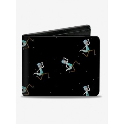 Rick And Morty Space Runner Bifold Wallet - Premium Vegan Leather