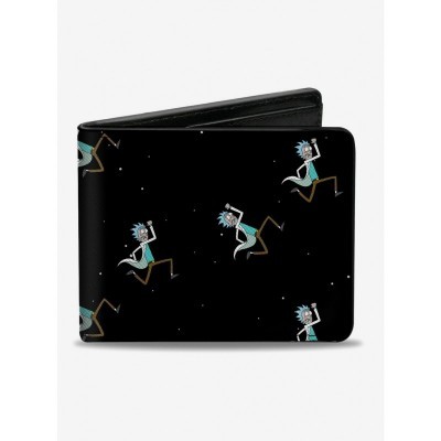 Rick And Morty Space Runner Bifold Wallet - Premium Vegan Leather