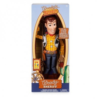 Woody Interactive Action Figure - Toy Story Movie - 15 Inch Tall