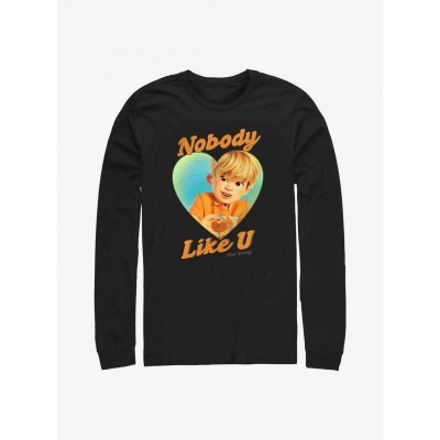 Disney Pixar Turning Red T-Shirt for Men - Long Sleeve Black Cotton