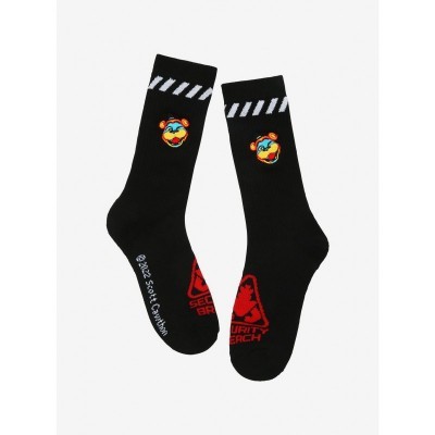 Five Nights at Freddy's Crew Socks with Glamrock Freddy Design