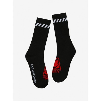 Five Nights at Freddy's Crew Socks with Glamrock Freddy Design