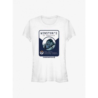 Overwatch 2 Winston's IT Services Unisex T-Shirt - White