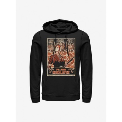 Marvel's Loki TVA Judge Renslayer Black Hoodie for Men