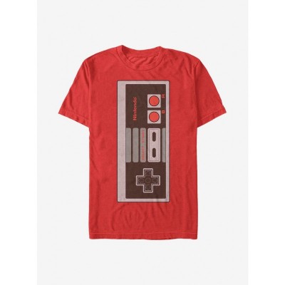 Nintendo Big Controller Red T-Shirt for Men