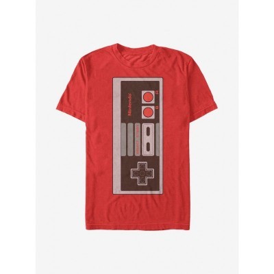 Nintendo Big Controller Red T-Shirt for Men