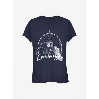 Disney London Pups from 101 Dalmatians Girls T-Shirt in Blue