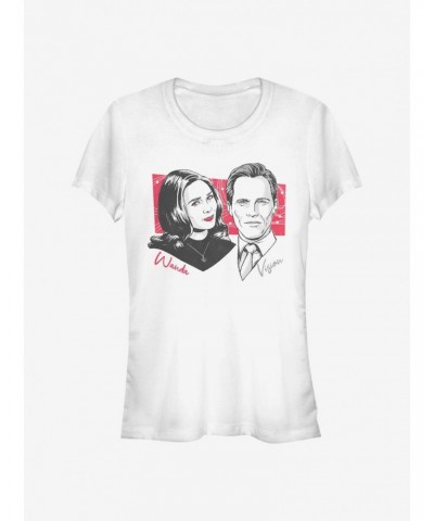 Marvel WandaVision Out Of Register Print Girls T-Shirt $9.16 T-Shirts