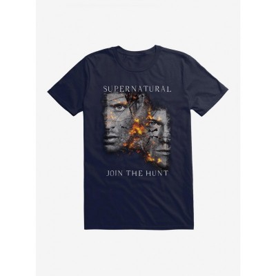 Supernatural Fire Crackle Shirt for Men - Lightweight Cotton Sam & Dean Tee