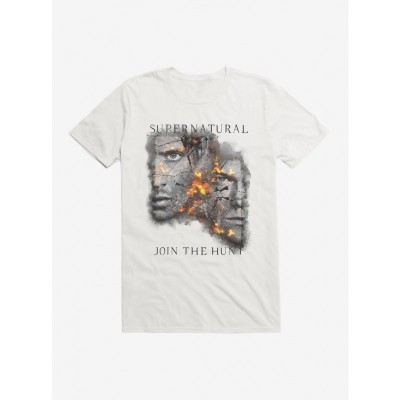 Supernatural Fire Crackle Shirt for Men - Lightweight Cotton Sam & Dean Tee