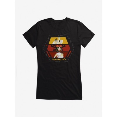 Samurai Jack Aku Battle Graphic Tee for Girls