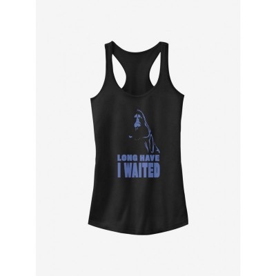 Star Wars Emperor Palpatine Girls Racerback Tank Top - Black