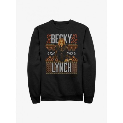 WWE Becky Lynch Ugly Christmas Jumper - Black Men's Size