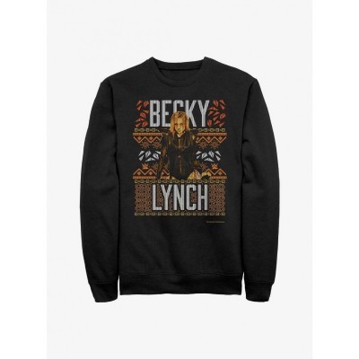 WWE Becky Lynch Ugly Christmas Jumper - Black Men's Size