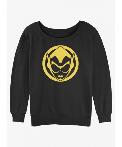 Marvel Ant-Man and the Wasp: Quantumania Wasp Sigil Slouchy Sweatshirt $14.46 Sweatshirts