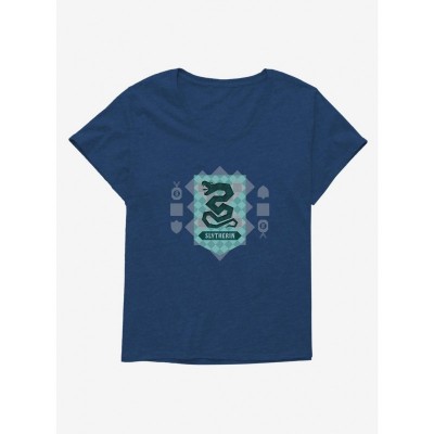 Harry Potter Slytherin Crest Plus Size Tee for Girls