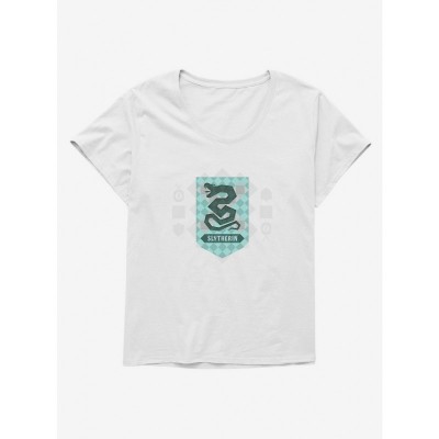 Harry Potter Slytherin Crest Plus Size Tee for Girls